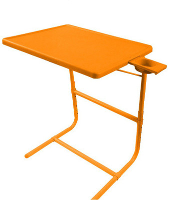 

Tablemate PLATINUM DOUBLE FOOT REST ADJUSTABLE FOLDING KIDS MATE HOME OFFICE READING WRITING ORANGE TABLEMATE WITH CUPHOLDER Plastic Portable Laptop Table(Finish Color - Orange)