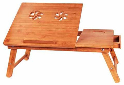 

Hi5bazar hi5lt003 Engineered Wood Portable Laptop Table(Finish Color - Brown)