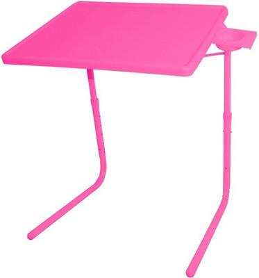 

IBS ADJUSTABLE FOLDING KIDS MATE HOME OFFICE READING WRITING STUDY PINK TABLEMATE WITH CUPHOLDER Plastic Portable Laptop Table(Finish Color - Pink)