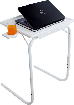 

Tablemate Plastic Portable Laptop Table(Finish Color - White)