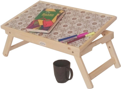 

Ekta Product Solid Wood Portable Laptop Table(Finish Color - light oak)