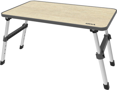Gizga Wood Portable Laptop Table(Finish Color - Brown, Pre Assembled)