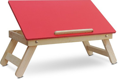 

Colorwood Solid Wood Portable Laptop Table(Finish Color - Red)