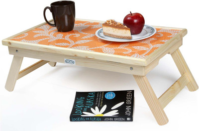 

Ekta Product Solid Wood Portable Laptop Table(Finish Color - Light Oak)