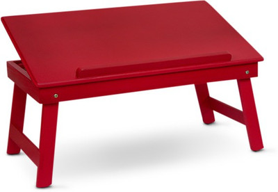 

Colorwood Solid Wood Portable Laptop Table(Finish Color - Red)