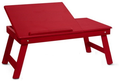 

Colorwood Solid Wood Portable Laptop Table(Finish Color - Red)