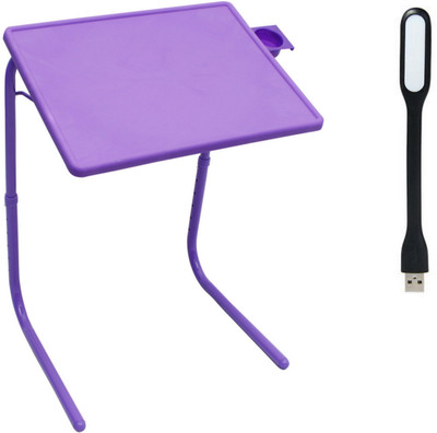

RVOLD Purple Plastic Portable Laptop Table(Finish Color - Purple)