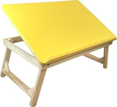 

Quality Creations Engineered Wood Portable Laptop Table(Finish Color - Yellow)