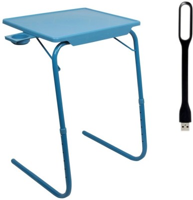 NA Blue Plastic Portable Laptop Table(Finish Color - Blue, DIY(Do-It-Yourself))