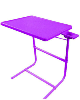 

IBS PLATUNUM DOUBLE FOOTREST ADJUSTABLE FOLDING KIDS MATE HOME OFFICE READING WRITING PURPLE STUDY TABLEMATE WITH CUPHOLDER Plastic Portable Laptop Table(Finish Color - Purple)