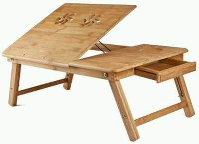 

Kinsco Kine Engineered Wood Portable Laptop Table(Finish Color - Brown)