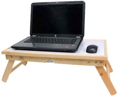 

Ekta Product Solid Wood Portable Laptop Table(Finish Color - CREAM WHITE)