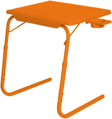 

IBS ADJUSTABLE FOLDING KIDS MATE HOME OFFICE READING WRITING STUDY ORANGE TABLEMATE WITH CUPHOLDER Plastic Portable Laptop Table(Finish Color - Orange)