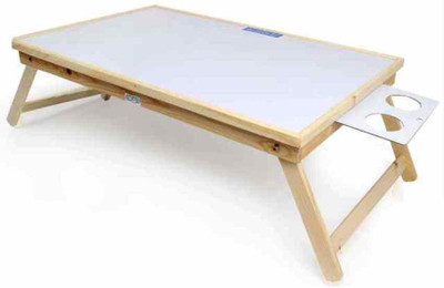 

Ekta Product Solid Wood Portable Laptop Table(Finish Color - White)