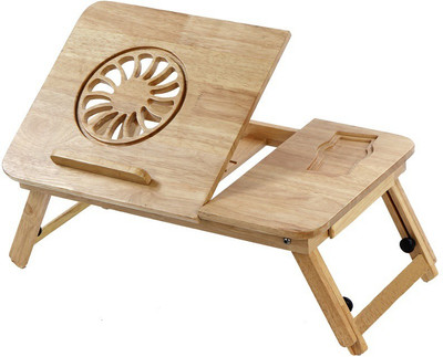 

Table Mate II Solid Wood Portable Laptop Table(Finish Color - Natural beige)