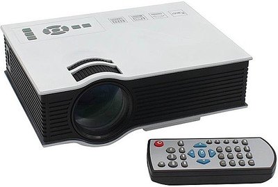 

Teratonic UC40 800 lm LED Corded Portable Projector(White)