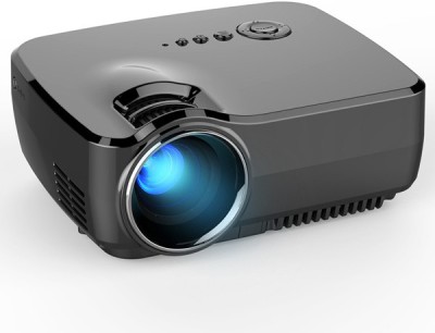 

MDI HD Mini 1080 P w / HDMI VGA AV USB 800 lm LED Corded Portable Projector(Black)