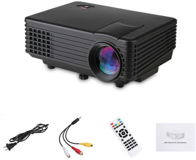 

Wonder World ® RD-805 Multimedia Mini Home Cinema Theater 800 lm LED Corded Portable Projector(Black)