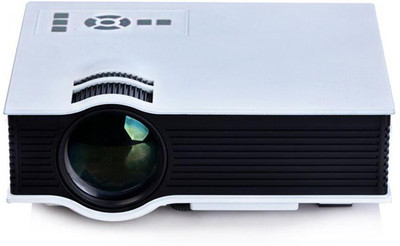 

Wonder World 800 lm LED Corded Portable Projector(White)