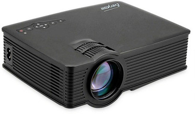 

Everycom UC-40S Mini with USB/SD/HDMI/AV/VGA 800 lm LED Corded Portable Projector(Black)