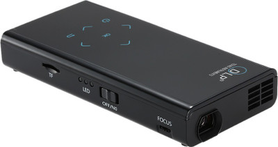 

Microware 120 lm DLP Corded & Cordless Portable Projector(Black)