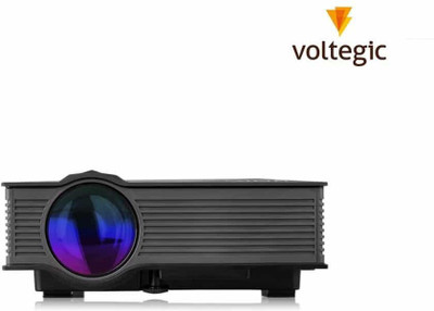 

VibeX ® Mini LED WIFI Home Theater Multimedia Video PC USB SD AV HDMI Proyector Beamer 1200 lm LED Corded Portable Projector(Black)