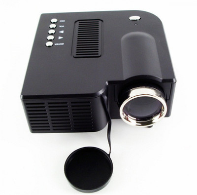 

Techshoppe 48 lm LED Corded Portable Projector(Black)