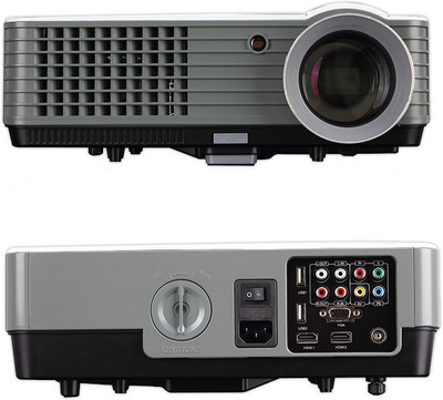 

MDI RD-801A Android & wifi 2000 lm LED Corded Mobiles Portable Projector(Black)
