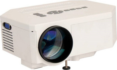 

Shopybucket LED Projector for TV and Computer-QZ1\ 2100 lm LED Corded Portable Projector(White)