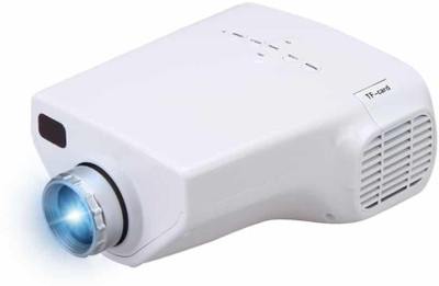 

Wonder World ™ Mini E03 TV Home Theater Multimedia Beamer Cinema 50 lm LED Corded Portable Projector(White)