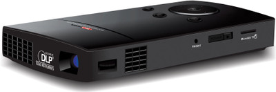 

Portronics Pocket Led Projector 50 lm LED Corded & Cordless Portable Projector(Black)