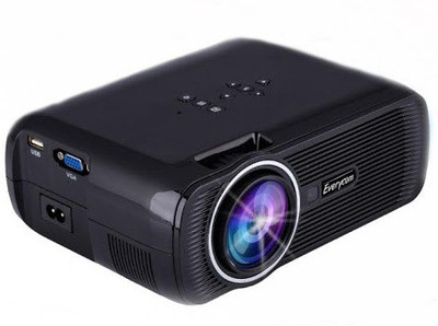 

Everycom Everycom-x7 1800 lm LED Corded Portable Projector(Black)