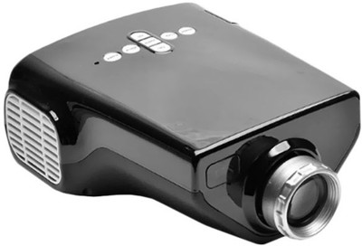

JSWE 2100 lm LED Corded & Cordless Portable Projector(Black)