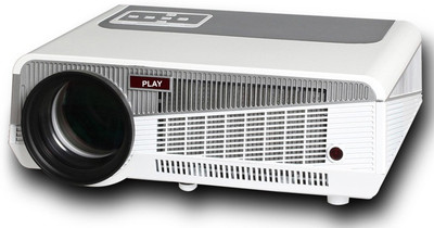 

PLAY 5500 lm LED Corded Mobiles Portable Projector(White, Black)