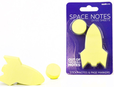 

Suck UK by Chitra Roket 100 Sheets Regular, 1 Colors(Set Of 2, Yellow)