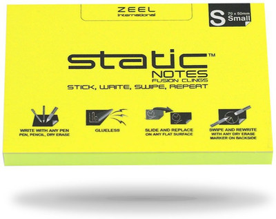 

STATIC STATIC NOTES 100 Sheets FUSION, 1 Colors(Set Of 1, Yellow)