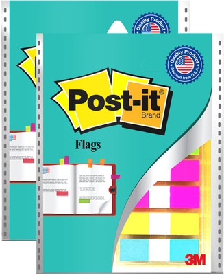 

Post-it Color 12 Sheets Flags, 5 Colors(Set Of 2, Multicolor)