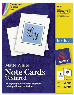 

Avery Regular, 1 Colors(Set Of 50, White)