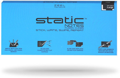 

STATIC STATIC NOTES 100 Sheets FUSION, 1 Colors(Set Of 1, Blue)