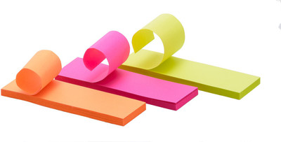 

Chrome Prompts 1X3 Pads 40 Sheets Regular, 3 Colors(Set Of 6, Pink, Orange, Yellow), Orange;pink;yellow
