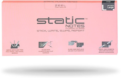 

STATIC STATIC NOTES 100 Sheets FUSION, 1 Colors(Set Of 1, Pink)