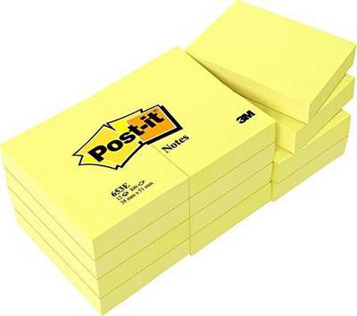 

3M Office Products Magic Cubes Regular, 1 Colors(Set Of 12, Yellow)