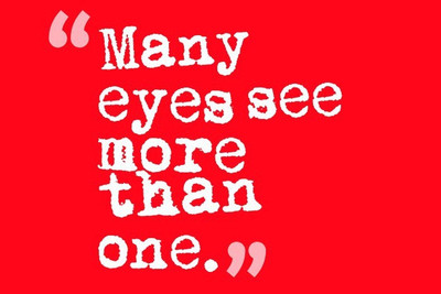 

Posterhouzz Many Eyes See More Than One Poster Fine Art Print(12 inch X 18 inch, Rolled)