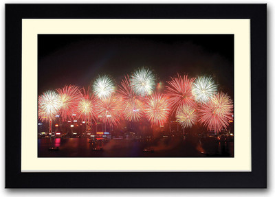 Fire Crackers Fine Art Print(14 inch X 20 inch, Framed)