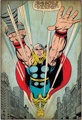 

Thor - rise poster (Officially Licensed) Paper Print(18 inch X 12 inch, Rolled)