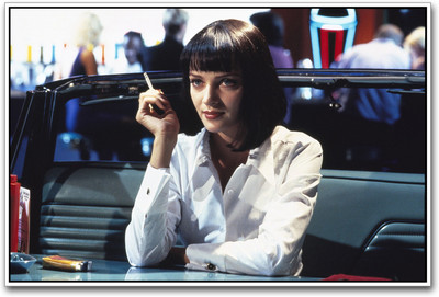 

Uma Thurman in Pulp Fiction Paper Print(12 inch X 18 inch)