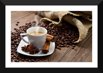 

Tallenge Art For Kitchen - Its A Coffee Time - Premium Quality A3 Size Framed Poster Paper Print(17 inch X 12 inch, Framed)