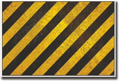 

Yellow and black stripes Fine Art Print(12 inch X 18 inch, Rolled)