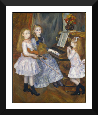 

Tallenge Old Masters Collection - The daughters of Catulle Mendes By Pierre-Auguste Renoir - Premium Quality A3 Size Framed Poster Paper Print(17 inch X 12 inch, Framed)