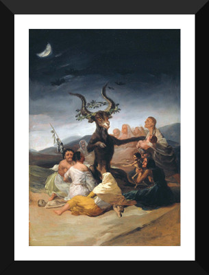 

Tallenge Old Masters Collection - Witches Sabbath by Francisco Goya - Premium Quality A3 Size Framed Poster Paper Print(17 inch X 12 inch, Framed)